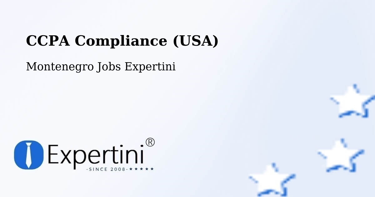 CCPA Privacy Rights & Compliance Notice – Goričani - Montenegro Jobs Expertini