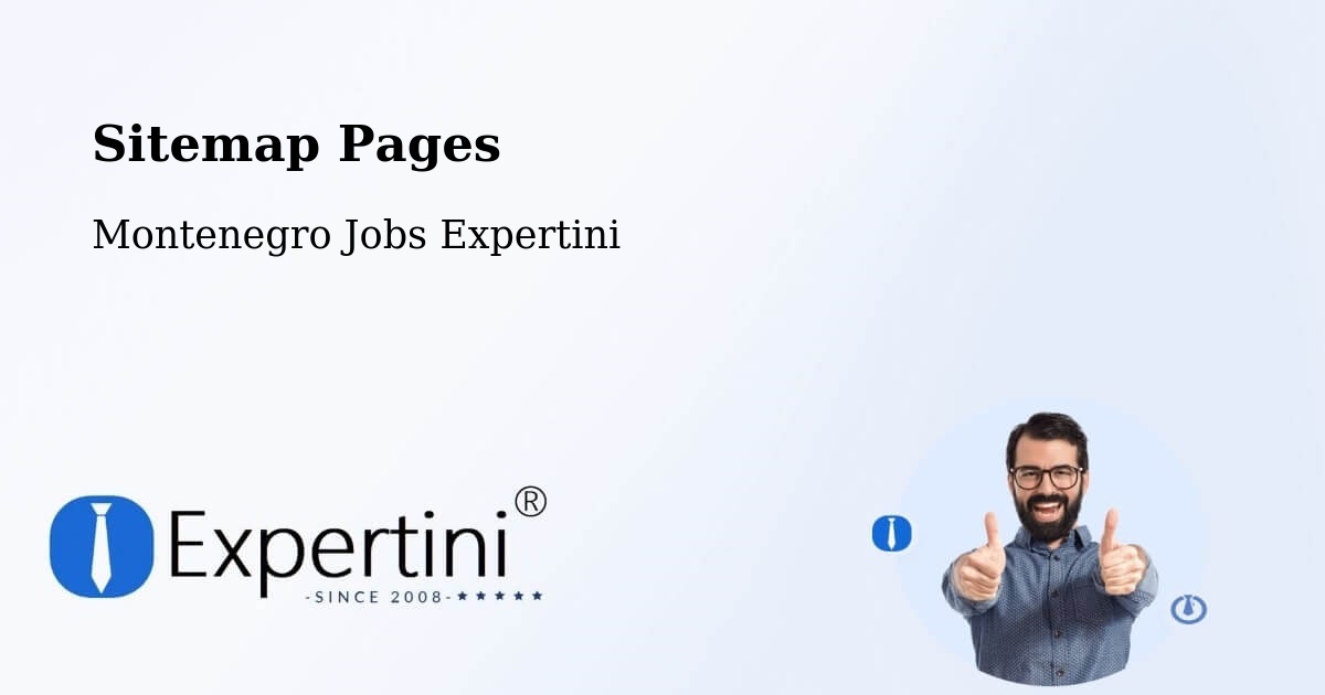 Sitemap Pages - Goričani - Montenegro Jobs Expertini